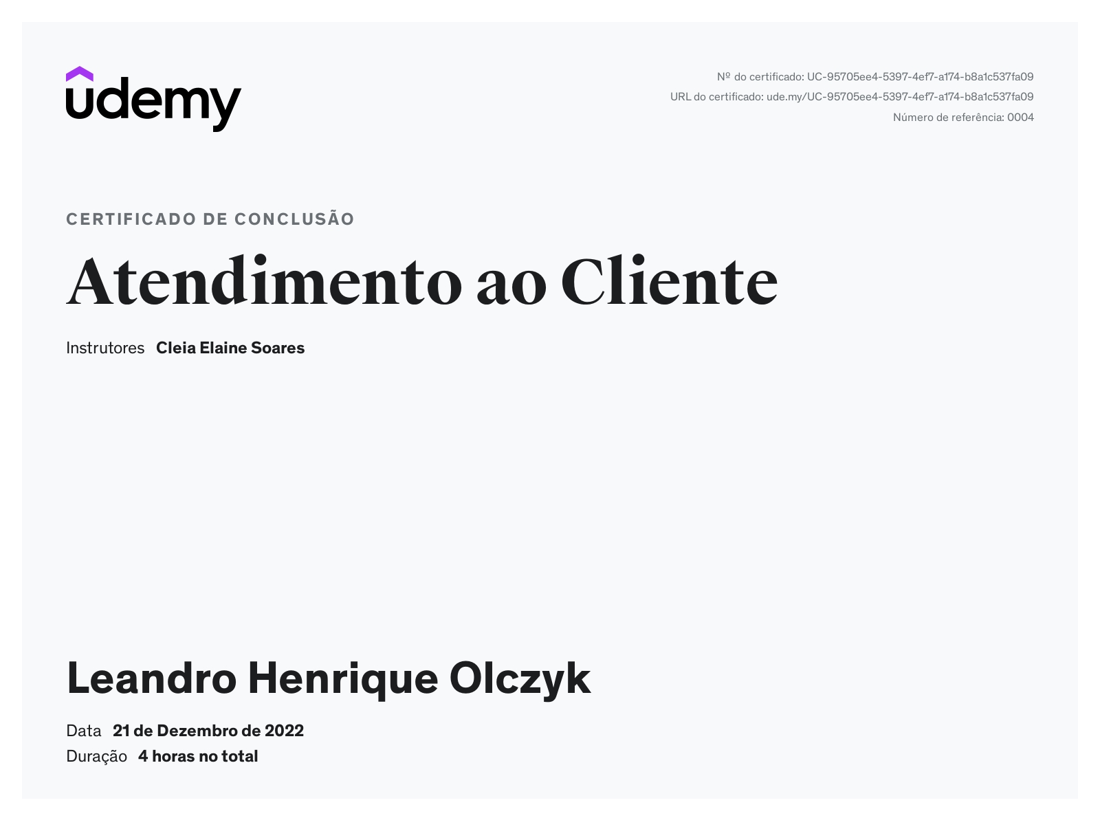 Atendimento ao Cliente